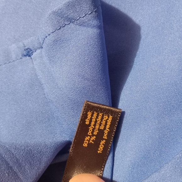 Outback Red Royal Blue Sleevelees Lace Print Fit & Flare Dress sz 10 - Picture 3 of 8